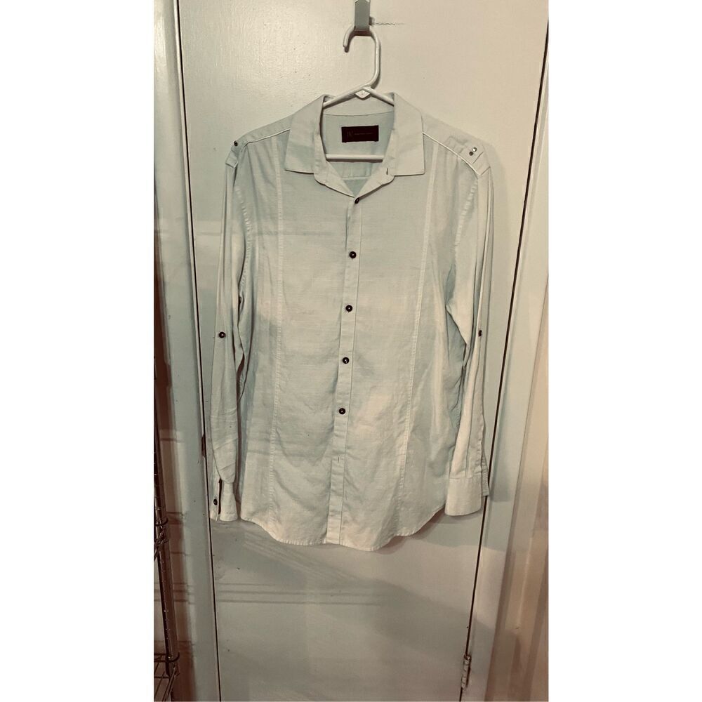INC International Concepts Mens White Button Down Size S